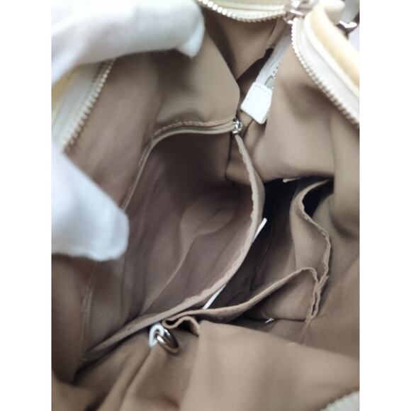 Coach Signature Brown Canvas Leather Trim Crossbody Shoulder Bag - Picture 11 of 16